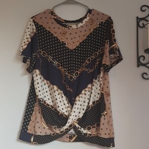 Chain Design Twist Hem